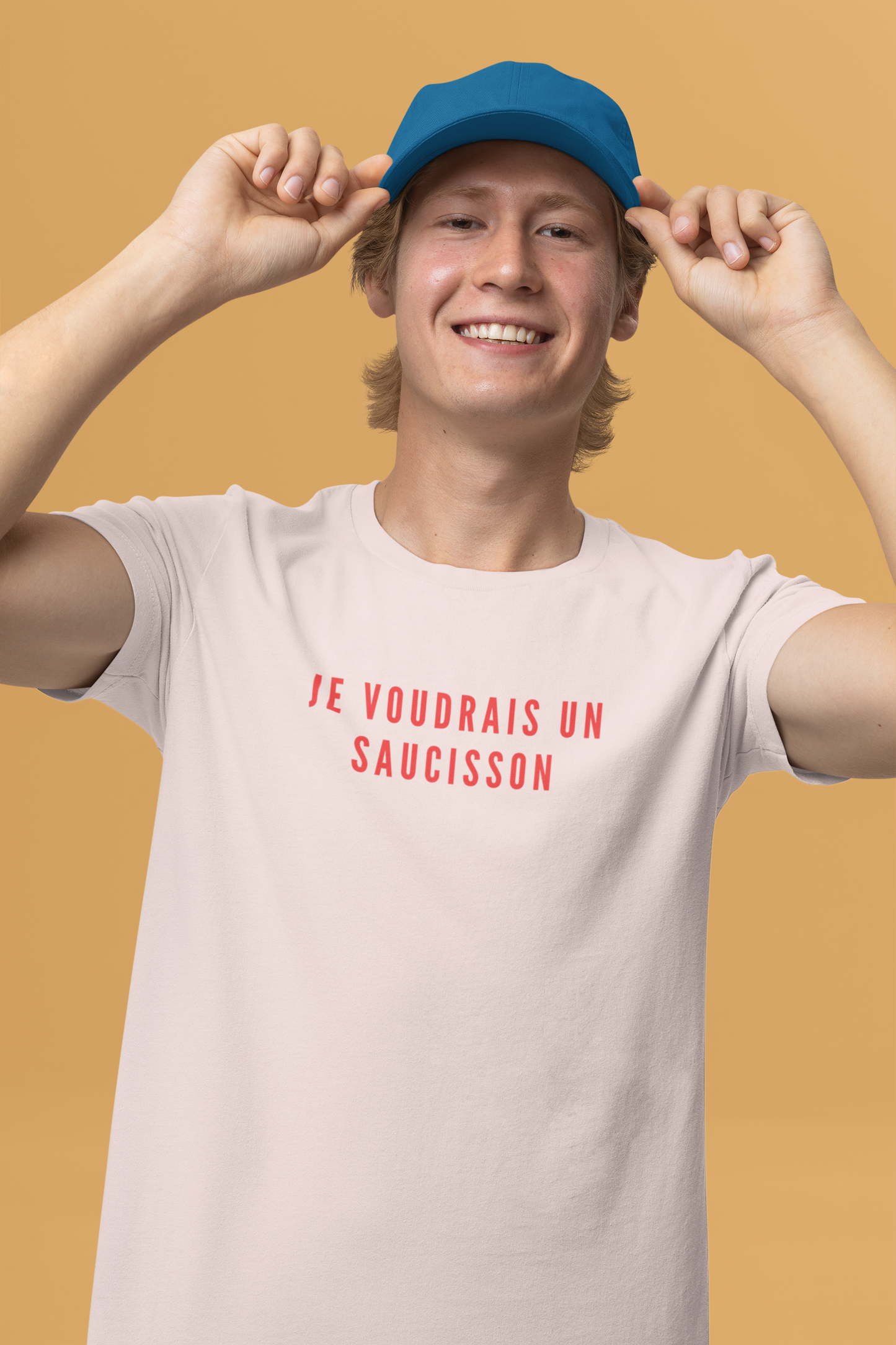 Je Voudrais Un Saucisson T-Shirt | Funny GCSE French Nostalgia Tee | British School Humour Gift | You Know The One